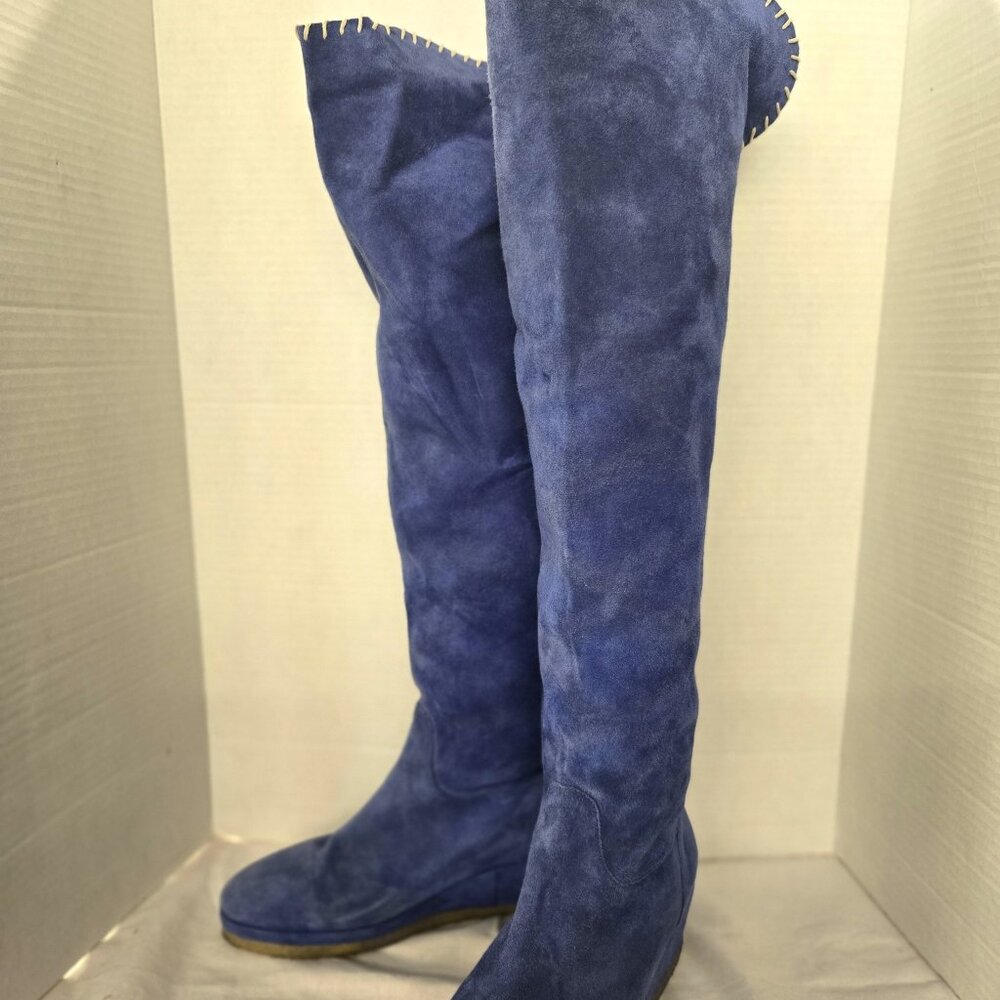 ❤ gorgeous Michelle Negri over the knee whiplash boots *approx size 8